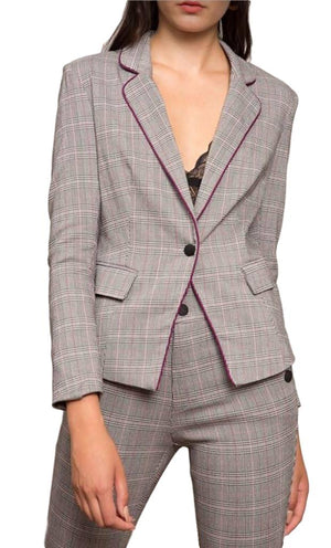 CHANTAL PLAID BLAZER